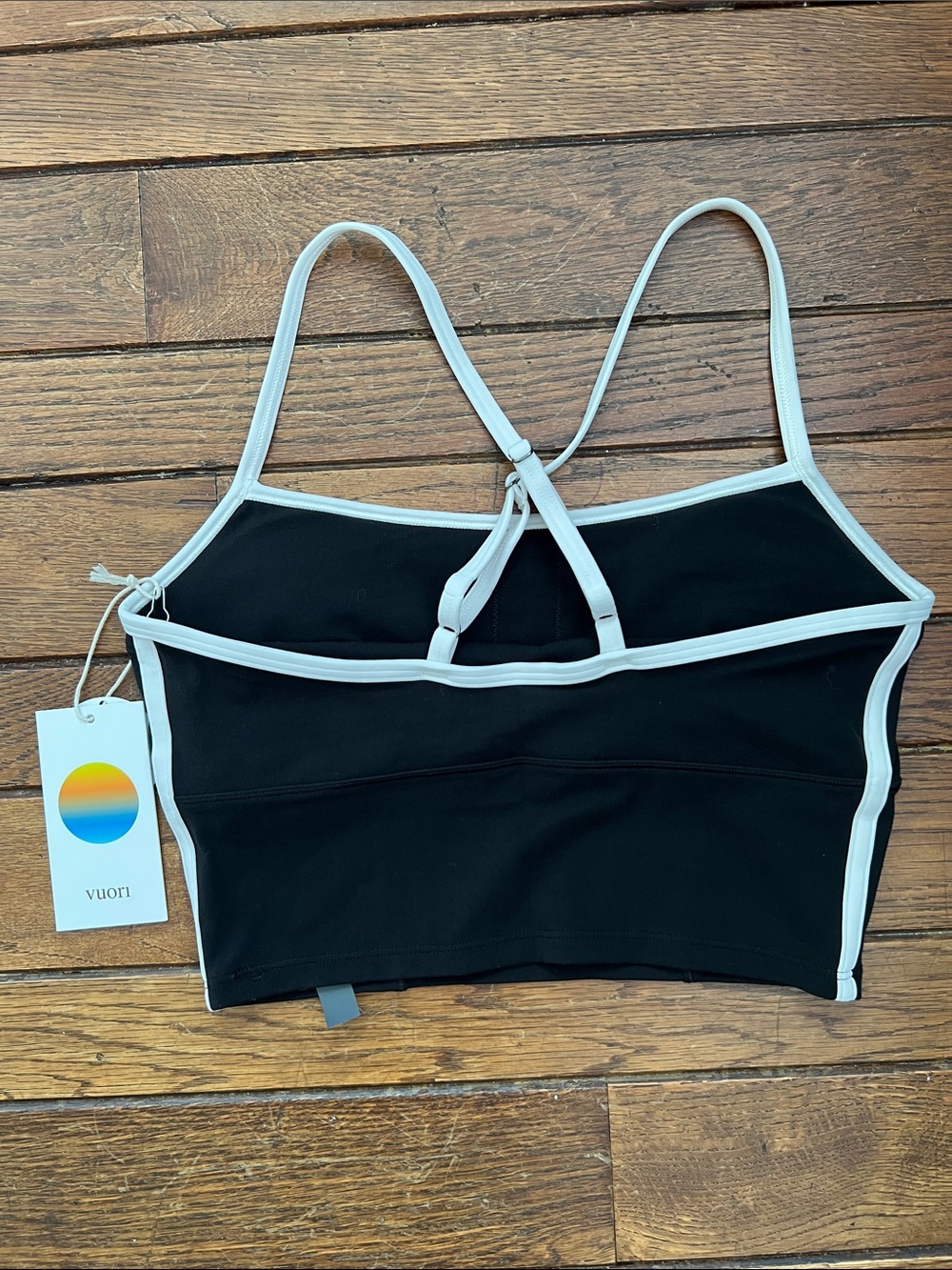 Vuori Black All The Feels Corset Tank Size XS New With Tags NWT - Picture 5 of 5